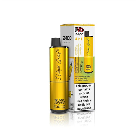 IVG 2400 Disposable Vape Pod Puff Device - Box of 5 - Topvapewholesale
