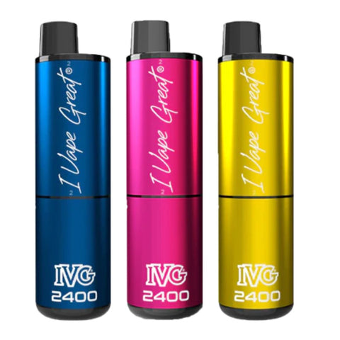 IVG 2400 Disposable Vape Pod Puff Device - Box of 5 - Topvapewholesale