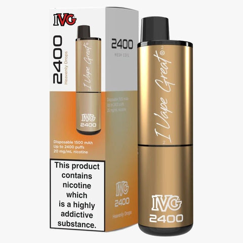 IVG 2400 Disposable Vape Pod Puff Device - Box of 5 - Topvapewholesale