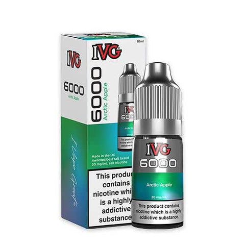 IVG 6000 Nic Salt 10ml Bottle Box of 10 - Topvapewholesale