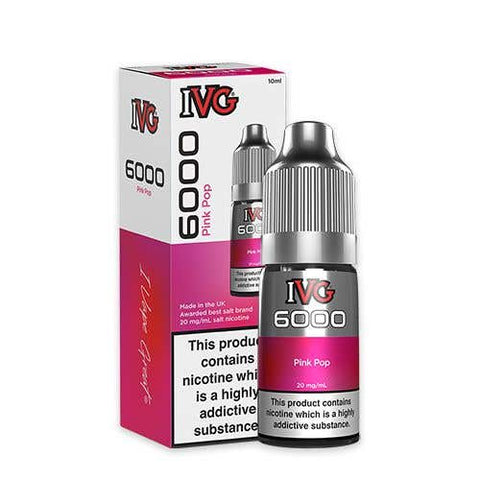 IVG 6000 Nic Salt 10ml Bottle Box of 10 - Topvapewholesale