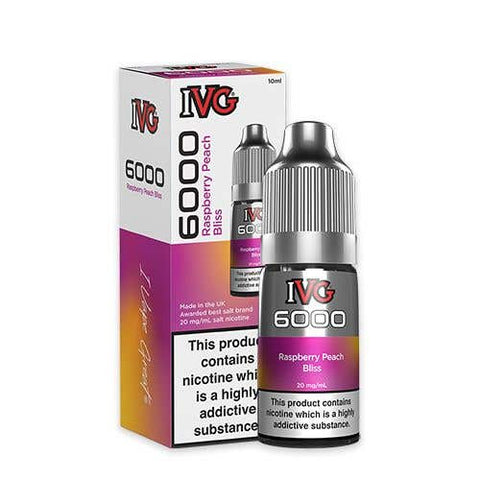 IVG 6000 Nic Salt 10ml Bottle Box of 10 - Topvapewholesale