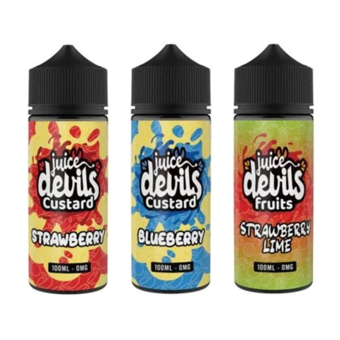 Juice Devils 100ml E - liquids Shortfill - Topvapewholesale