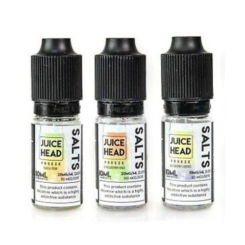 Juice Head Freeze 10ML Nic Salt (Pack of 10) - Topvapewholesale