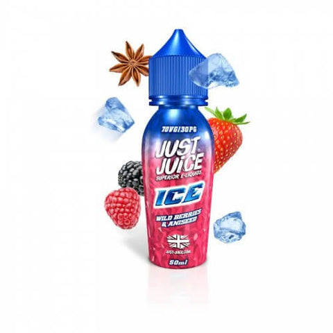 Just Juice Ice Range 50ml Shortfill E - liquids - Topvapewholesale