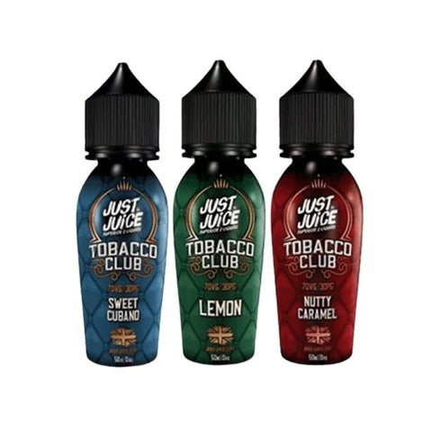 Just Juice Tobacco Club 50ml Shortfill - Topvapewholesale