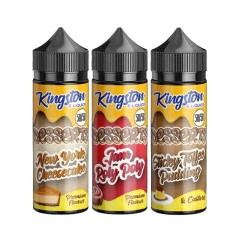 Kingston 50/50 Desserts 100ML Shortfill - Topvapewholesale