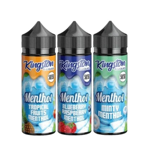 Kingston 50/50 Menthol 100ML Shortfill - Topvapewholesale