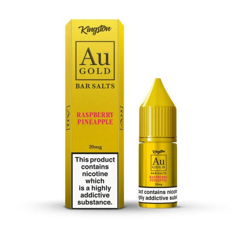 Kingston Au Gold Bar Salts 10ml E - liquids - Box of 10 - Topvapewholesale