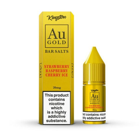 Kingston Au Gold Bar Salts 10ml E - liquids - Box of 10 - Topvapewholesale