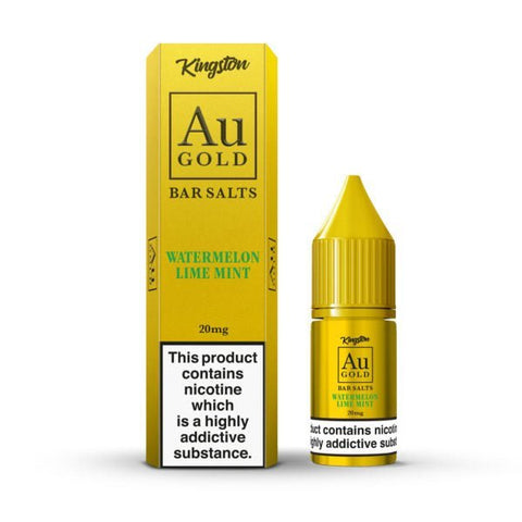 Kingston Au Gold Bar Salts 10ml E - liquids - Box of 10 - Topvapewholesale