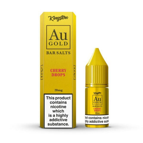 Kingston Au Gold Bar Salts 10ml E - liquids - Box of 10 - Topvapewholesale
