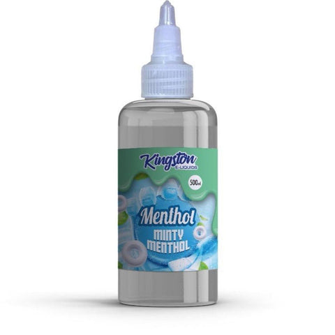Kingston E - liquids Menthol 500ml Shortfill - Topvapewholesale