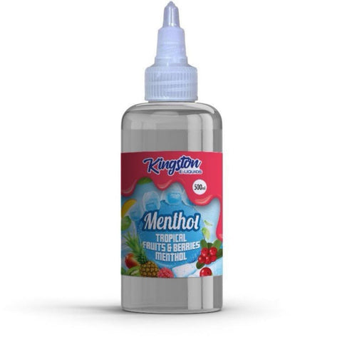 Kingston E - liquids Menthol 500ml Shortfill - Topvapewholesale