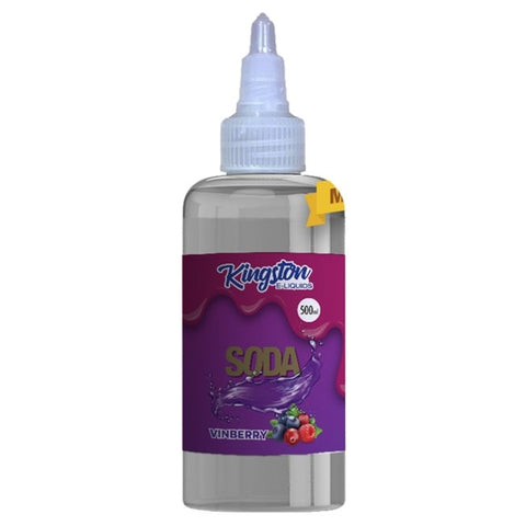 Kingston E - liquids Soda 500ml Shortfill - Topvapewholesale