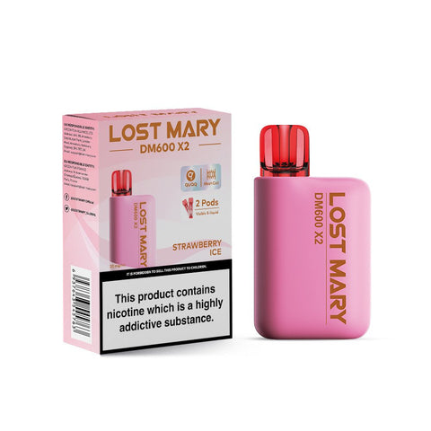 Lost Mary DM600 X2 1200 Puffs Disposable Vape Pod Box of 5 - Topvapewholesale