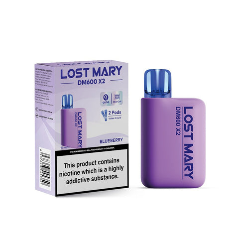 Lost Mary DM600 X2 1200 Puffs Disposable Vape Pod Box of 5 - Topvapewholesale