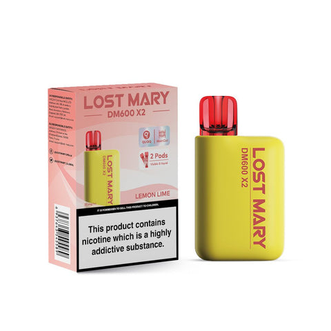 Lost Mary DM600 X2 1200 Puffs Disposable Vape Pod Box of 5 - Topvapewholesale