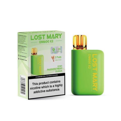 Lost Mary DM600 X2 1200 Puffs Disposable Vape Pod Box of 5 - Topvapewholesale