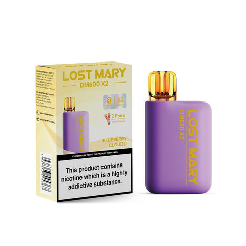 Lost Mary DM600 X2 1200 Puffs Disposable Vape Pod Box of 5 - Topvapewholesale