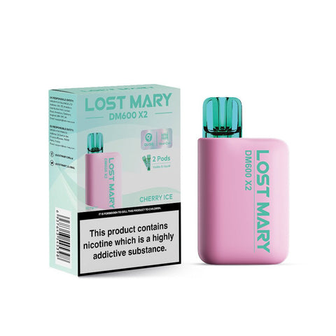 Lost Mary DM600 X2 1200 Puffs Disposable Vape Pod Box of 5 - Topvapewholesale