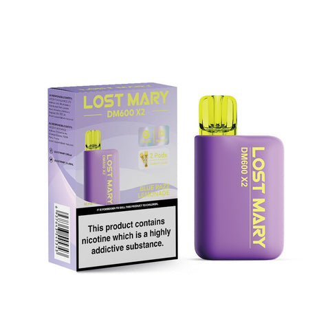 Lost Mary DM600 X2 1200 Puffs Disposable Vape Pod Box of 5 - Topvapewholesale