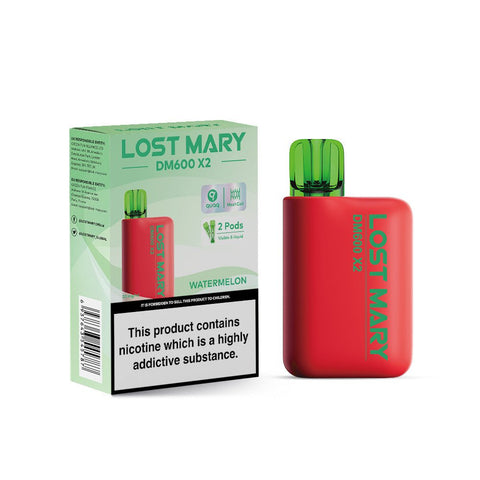 Lost Mary DM600 X2 1200 Puffs Disposable Vape Pod Box of 5 - Topvapewholesale