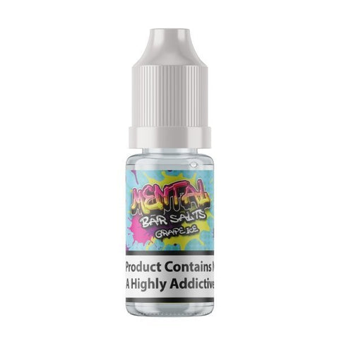 Mental Bar Salts 10ml E - liquids - Pack of 12 - Topvapewholesale