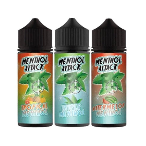 Menthol Attack 100ML Shortfill - Topvapewholesale