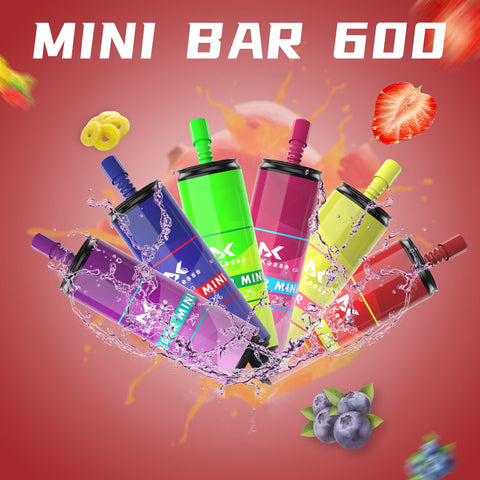 Mk Mini Bar 600 Disposable Vape Pod Box of 10 - Topvapewholesale