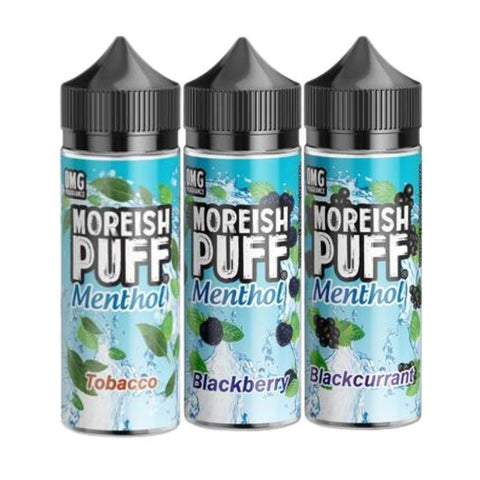 Moreish Puff Menthol 100ML Shortfill - Topvapewholesale