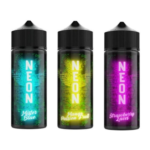 Neon 100ml shortfill E - liquid - Topvapewholesale