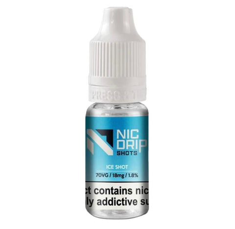 NIC DRIP - 70VG - 18MG - ICE SHOT - Topvapewholesale