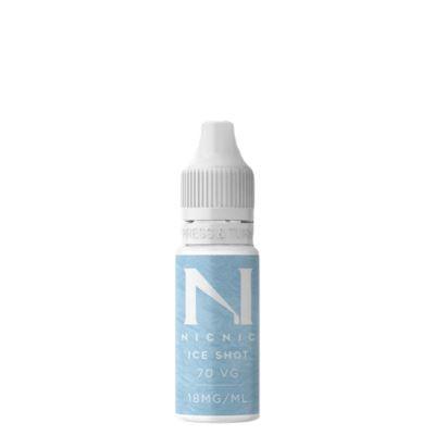 NIC NIC - NICOTINE ICE SHOT 18MG 70VG [BOX OF 120] - Topvapewholesale