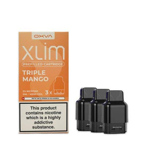 Oxva Xlim Prefilled E - liquid Pods Cartridges - Pack of 3 - Topvapewholesale