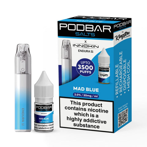 Podbar Salts + Innokin Endura S1 Pod Kit - Box of 5 - Topvapewholesale