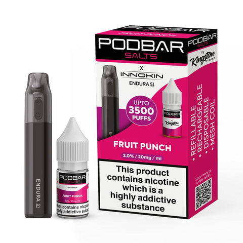 Podbar Salts + Innokin Endura S1 Pod Kit - Box of 5 - Topvapewholesale