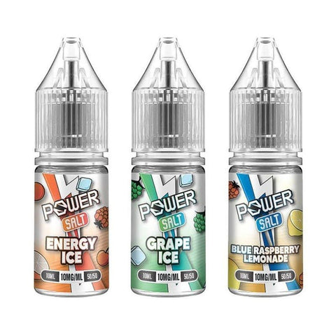 Power by JNP Nic Salts 10ml E - liquids - Pack of 10 - Topvapewholesale