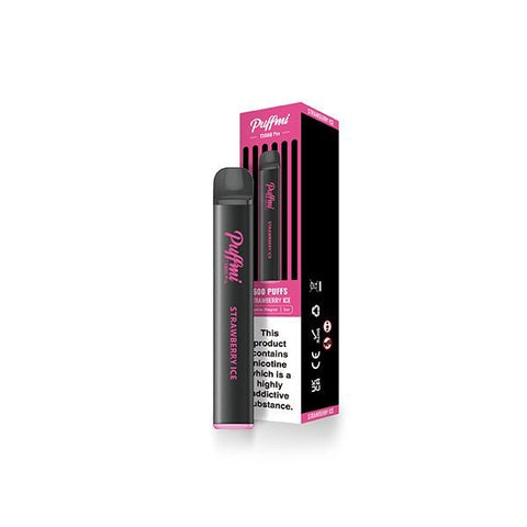 Puffmi TX600 Pro 600 Puffs Disposable Vape Box of 10 - Topvapewholesale