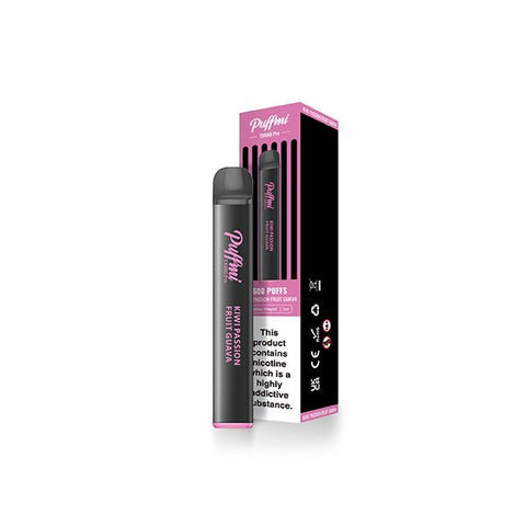 Puffmi TX600 Pro 600 Puffs Disposable Vape Box of 10 - Topvapewholesale