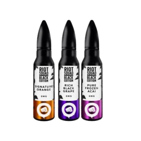 Riot Squad Black Edition Series 50ml Shortfill - Topvapewholesale