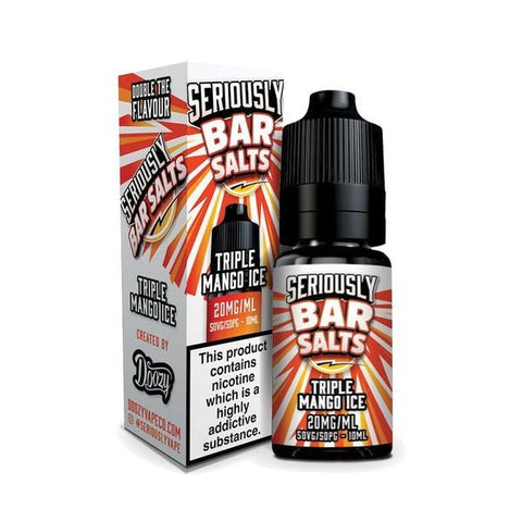 Seriously Bar Salt 10ml E - liquids Nic Salts - Box of 10 - Topvapewholesale