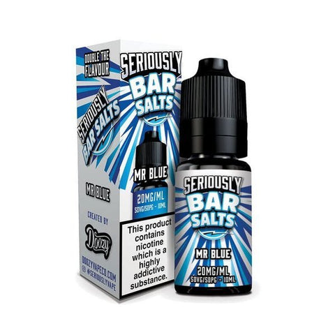 Seriously Bar Salt 10ml E - liquids Nic Salts - Box of 10 - Topvapewholesale