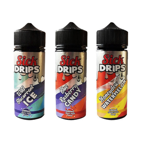 Sick Drips 100ml Shortfill - Topvapewholesale
