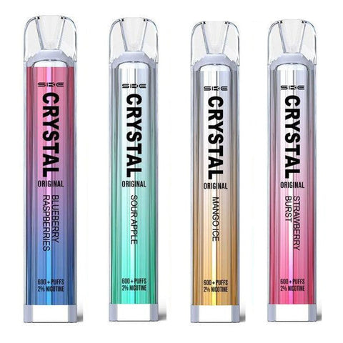 Ske Crystal 600 Original Disposable Vape Pod - Box of 10 - Topvapewholesale