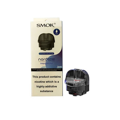Smok Nord 50W Empty LP2 Pod 2ML - Pack of 3 - Topvapewholesale