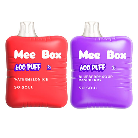 So Soul Mee Box 600 Disposable Vape Puff Pod Pack of 10 - Topvapewholesale
