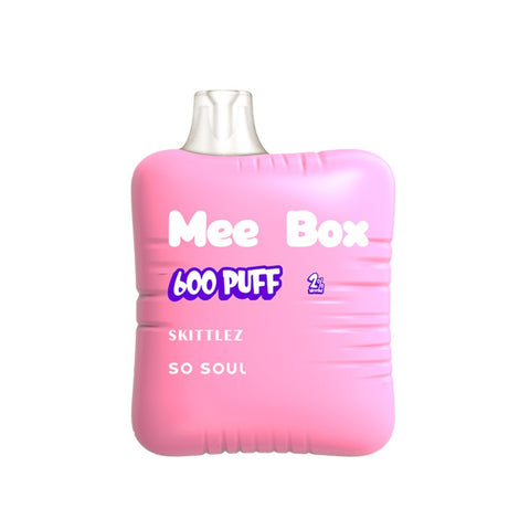 So Soul Mee Box 600 Disposable Vape Puff Pod Pack of 10 - Topvapewholesale