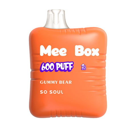 So Soul Mee Box 600 Disposable Vape Puff Pod Pack of 10 - Topvapewholesale