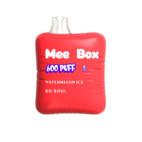 So Soul Mee Box 600 Disposable Vape Puff Pod Pack of 10 - Topvapewholesale